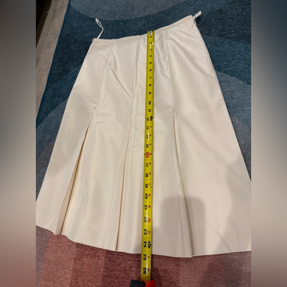 Ralph Lauren Silk Ivory Skirt - Picture 9 of 9